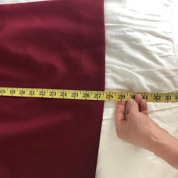 NWT MILLY Italian Cady Bell Sleeve Bordeaux Selene Dress size 4 - Picture 12 of 12